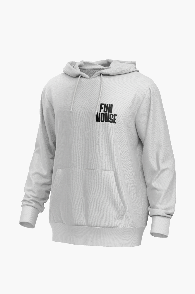 White Sayonara Hoodie 3 Front White Sayonara Hoodie
