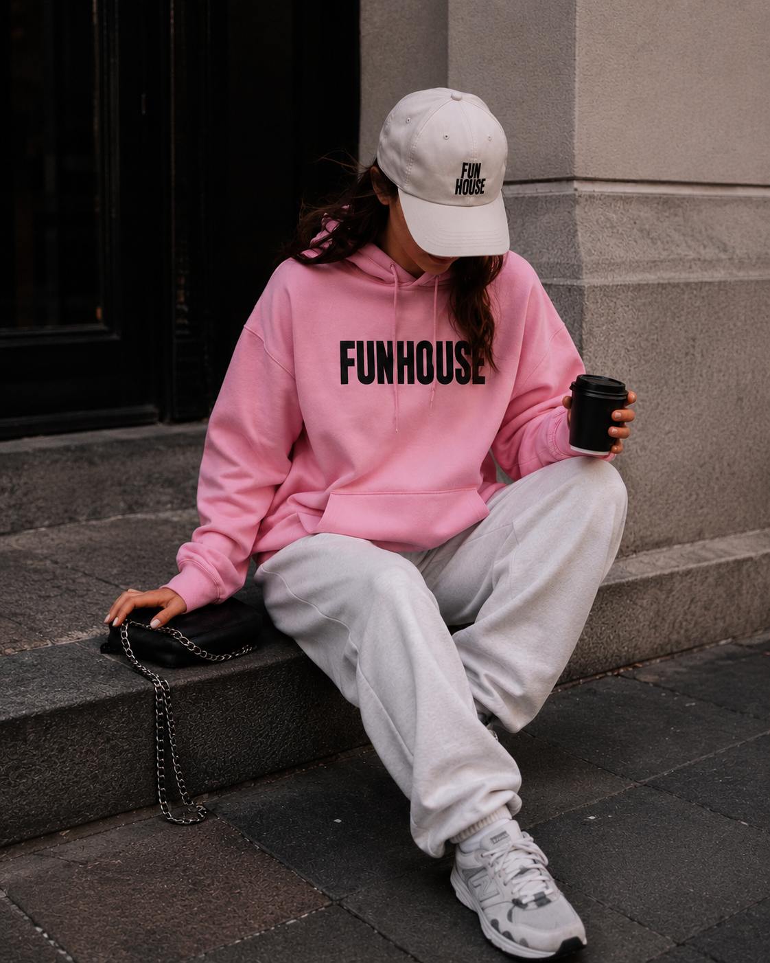 Original Funhouse Pink Hoodie 1 Funhouse Lady In Pink Hoodie