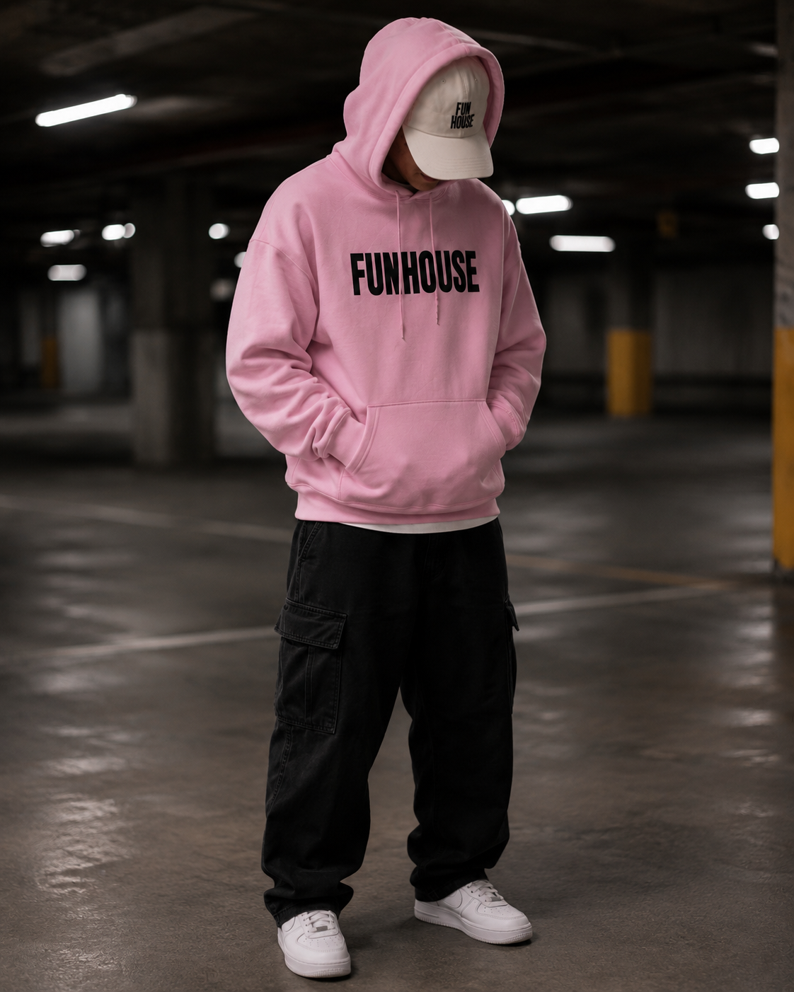 Original Funhouse Pink Hoodie 3 Funhouse Male in Pink Hoodie